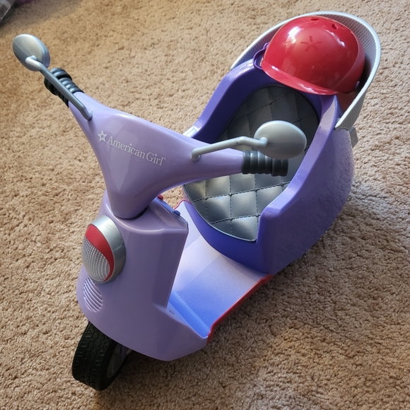 American Girl Other - AMERICAN GIRL Truly Me Doll Purple Motor Scooter Moped with Helmet